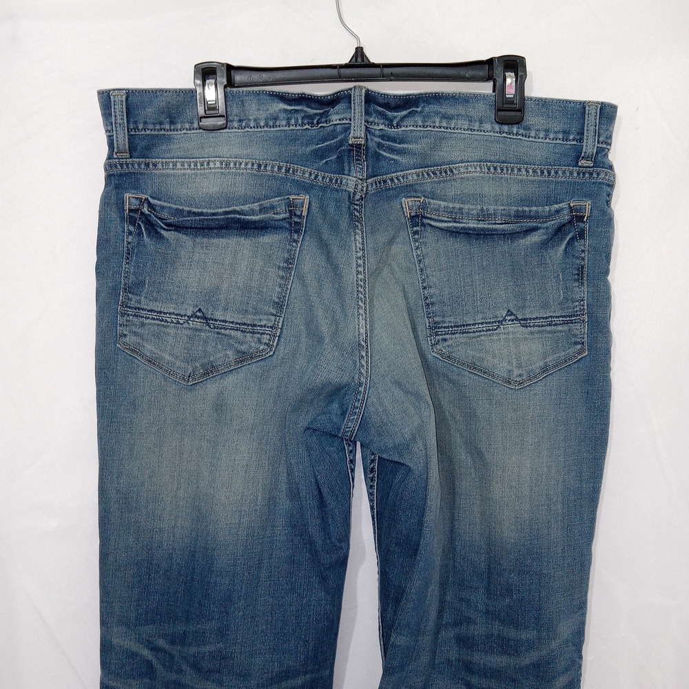 Urban Pipeline Men's Slim Straight Leg Jeans 36×34 Acid Wash Grunge Punk - Picture 6 of 9